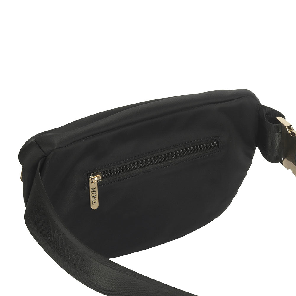 Crossbody heuptas zwart achterzijde