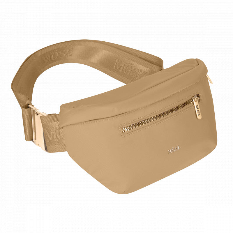 Crossbody Heuptas beige voorzijde